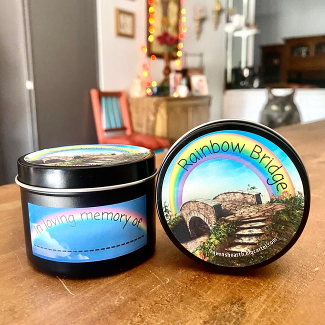 Rainbow Bridge Candle | Raven's Hearth