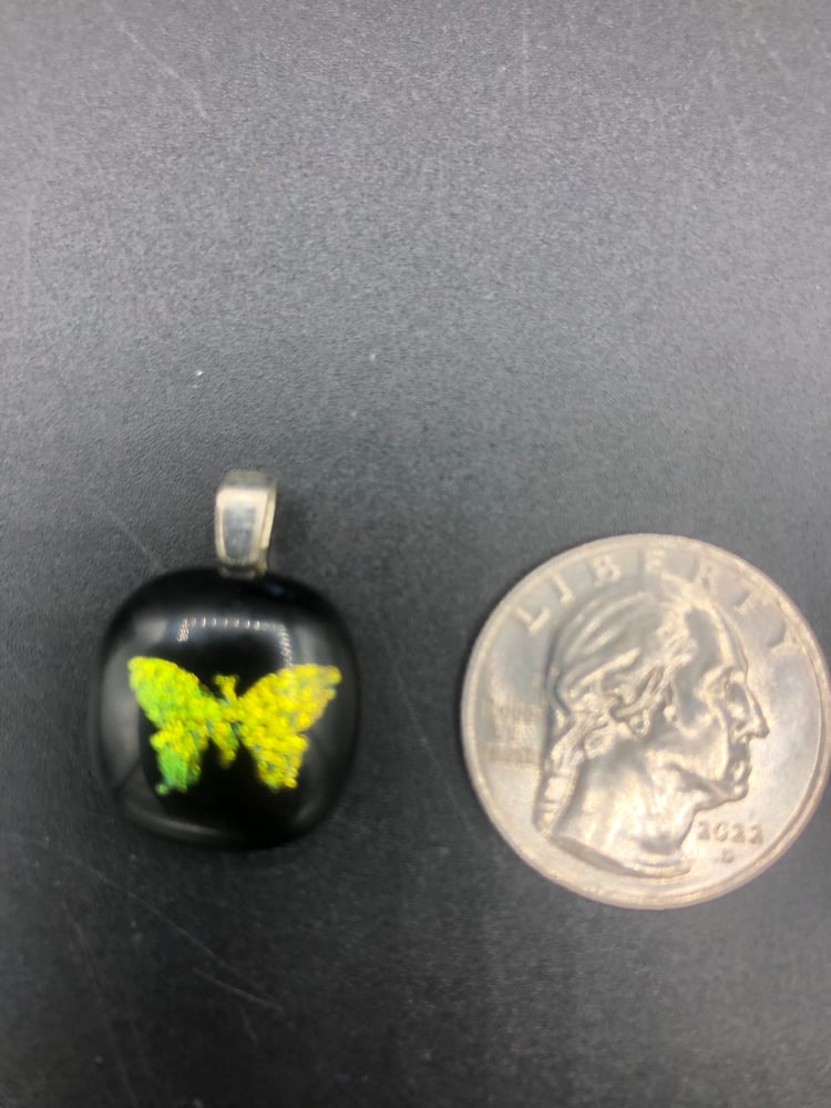 Image of Dichroic image pendant 020