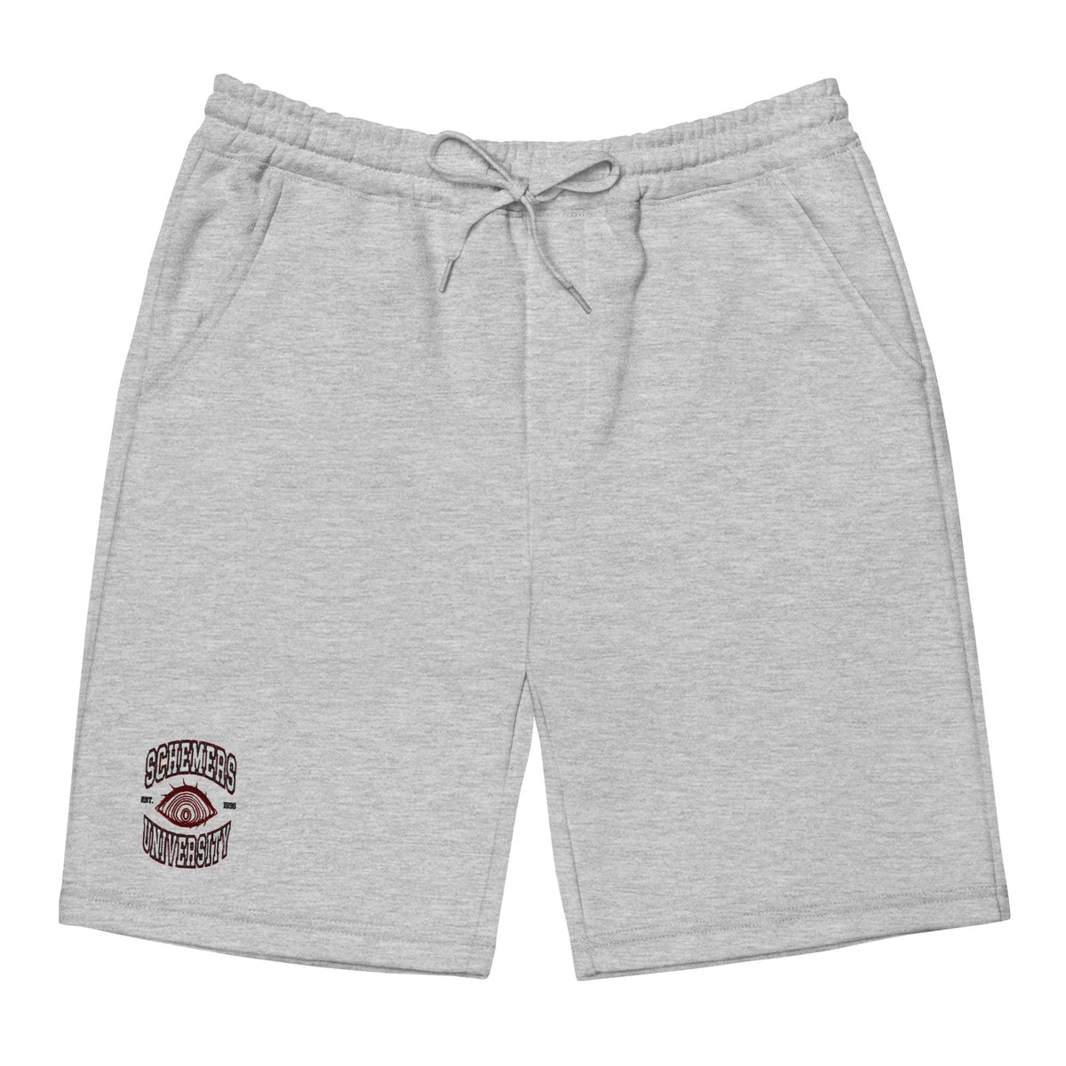 Image of Schemers University Men's Fleece Shorts (Grey)