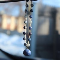 Image 1 of Blue Aventurine Blueberry Car Charm
