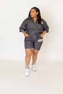 Image 4 of Gray/Black Denim Set