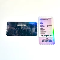 Image 5 of TXT TOURS KEEPSAKE COMMEMORATIVE HOLO TICKET 