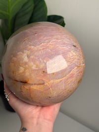 Image 4 of XXL PURPLE SEA JASPER SPHERE -MADAGASCAR-