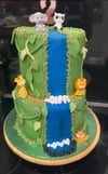 Two Tier Safari Cake