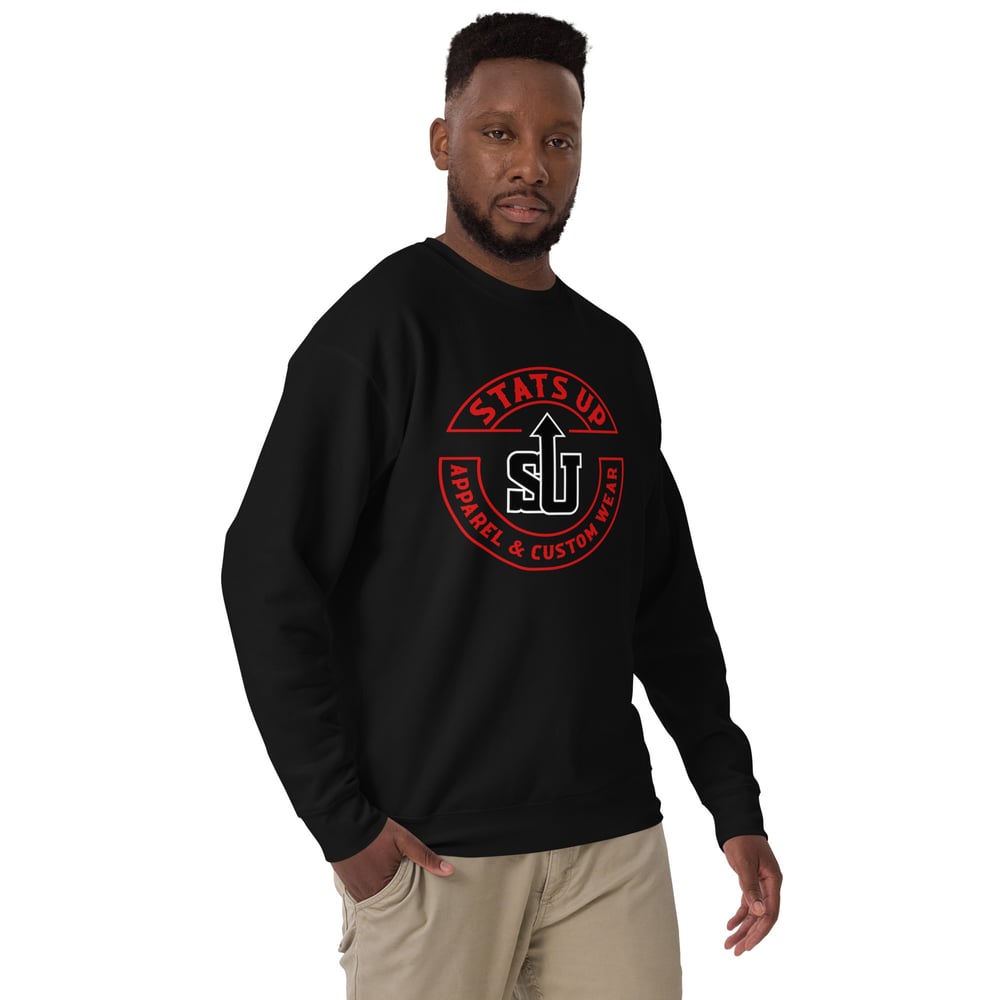 Image of Unisex Premium Sweatshirt (Red Logo)