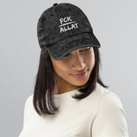 Image 1 of Fck Allat Vintage Cotton Twill Cap