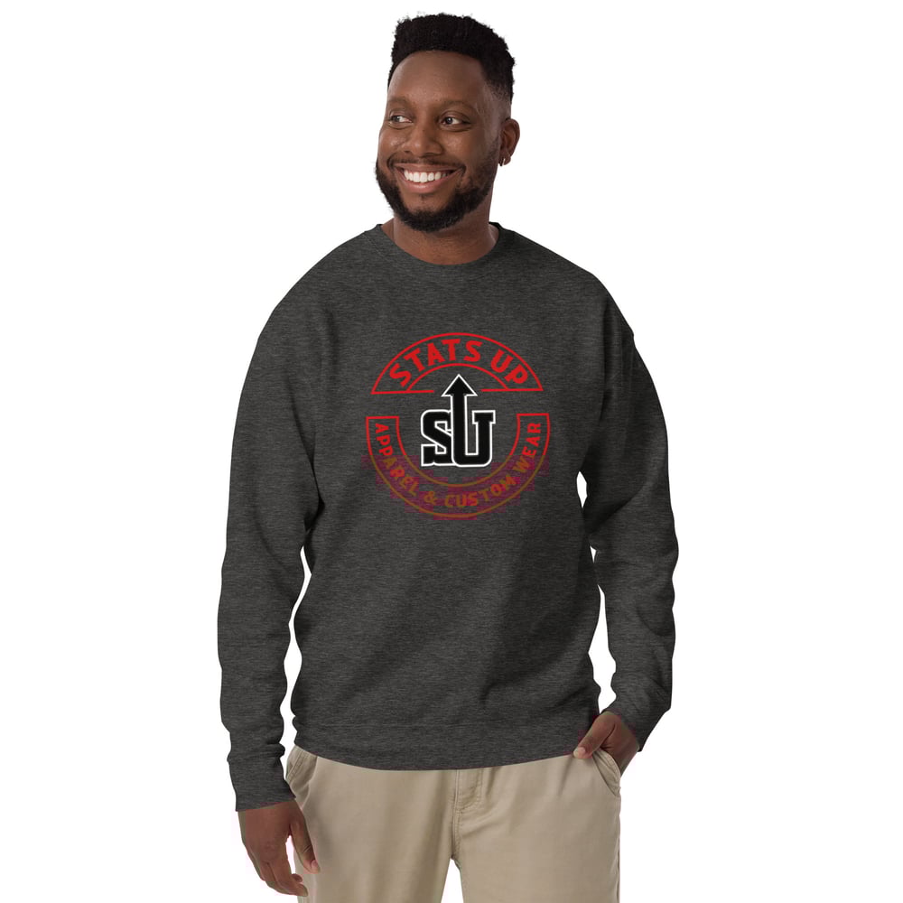 Image of Unisex Premium Sweatshirt (Red Logo)