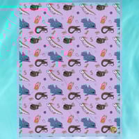Image 1 of Deep Sea Cool Guys Throw Blanket, 2 Sizes