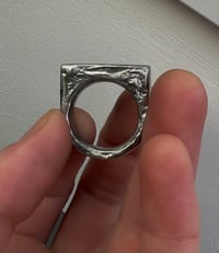 Image 1 of Cuttlefish Cast Pewter Ring size N/0