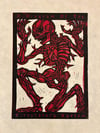 Circulatory System Block Print 