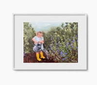 Image 1 of Watering the seeds-  original painting 