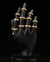 Image 1 of 24k plain gold ring 