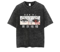 Tokyo Ghoul washed oversized t-shirt Ken Kaneki eyes