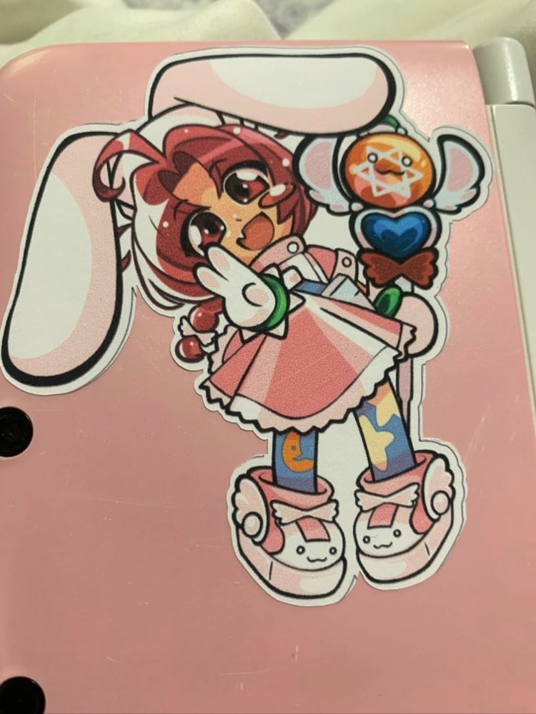 Image of magical girl stickers