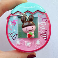 Image 3 of Meiji Apollo Bunny Inspired Polymer Clay Charm