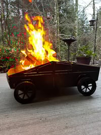 Image 2 of CyberTruck fire pit 