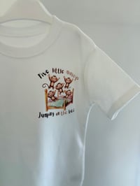 Image 1 of Five Little Monkeys T-shirt