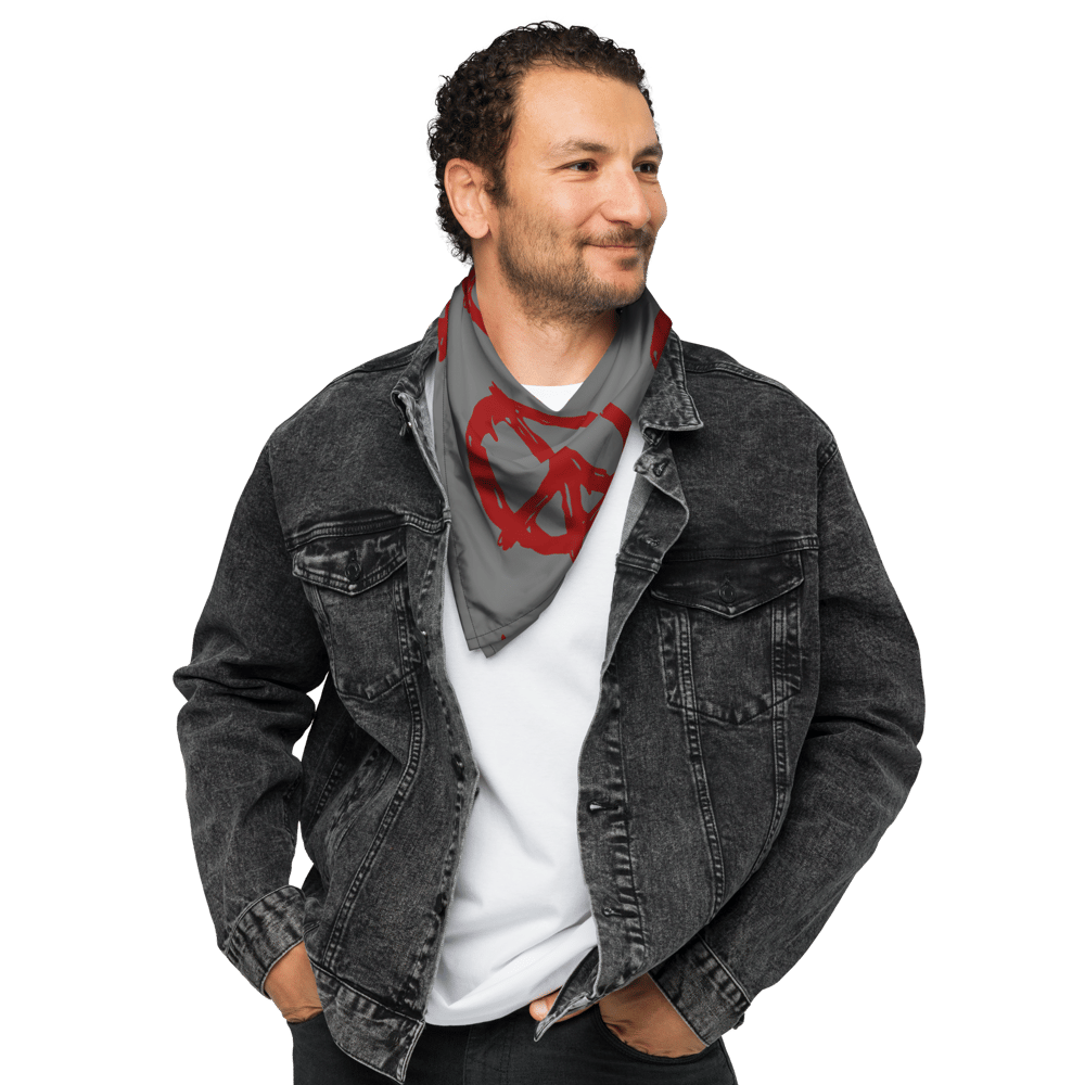 DISOBEY LOGO ALL-OVER PRINT BANDANA