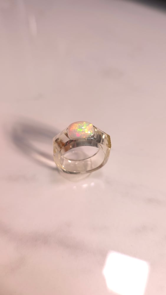Image of Citrine Opal Signet 