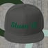 Stuen'X In Green Snapback Hat Image 2