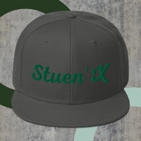 Image 5 of Stuen'X® In Green Snapback Hat
