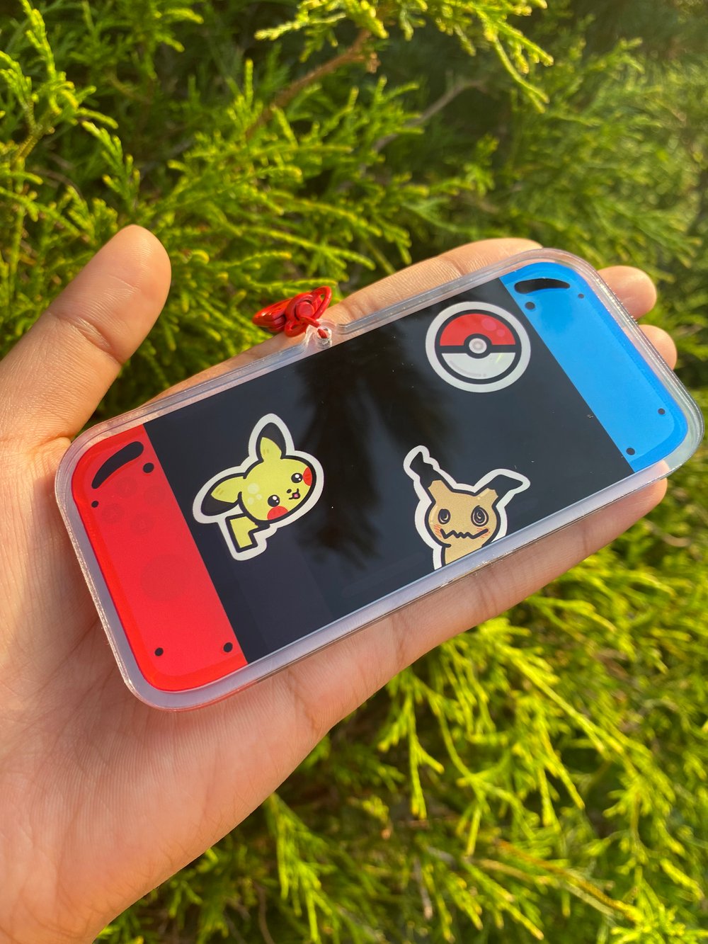 Eevee Switch Shaker Keychain