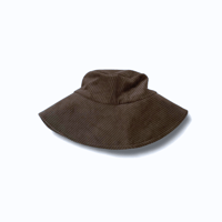 Image 3 of Mia bucket hat corduroy grey