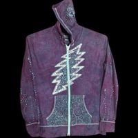 Image 1 of medium Ladies Lightweight Hoodie purple