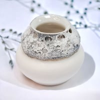 Image 1 of Mini White Lava Vase