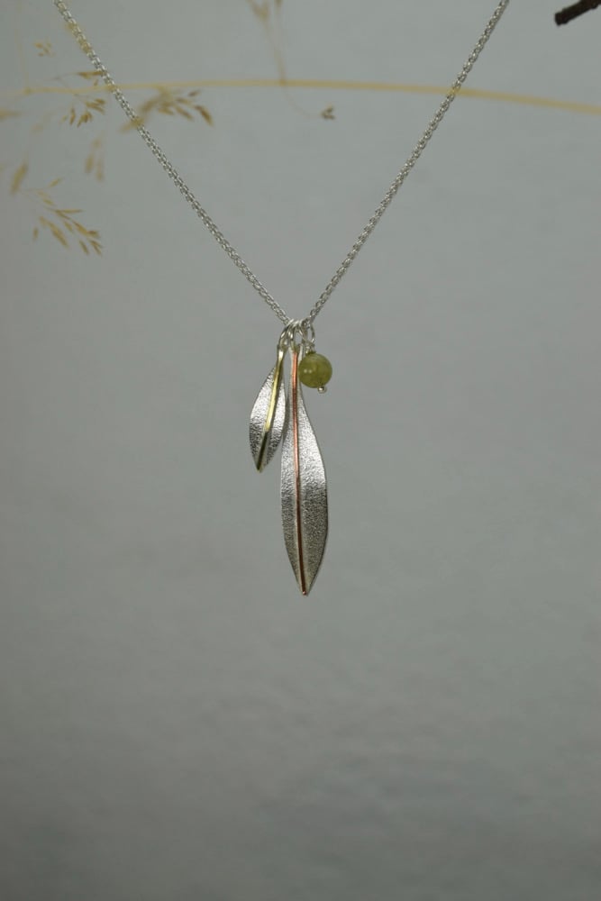 Olive tree leaves necklace | Ana Herranz Jewellery