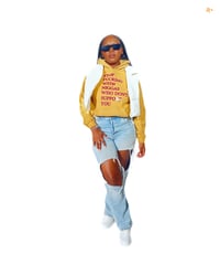 Image 3 of SFWNWDSY* HOODIE - SUNSET GOLD / WINE