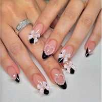 Image 16 of 24pcs Long Ballet Press On Nails 