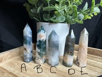 Moss Agate Tower (YOU PICK) 