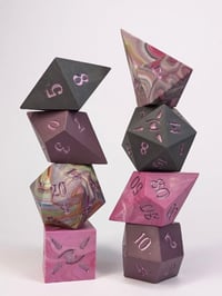 Image 1 of Fusions I<br>Jesmonite 8 Piece Polyhedral set