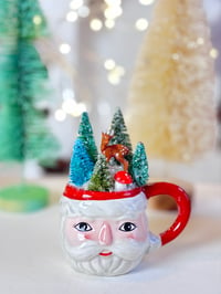 Image 1 of Winter Scene Santa Mug 7