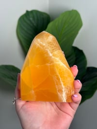 Image 3 of ORANGE CALCITE TOWER -UTAH- B