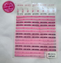 LV sticker p/w