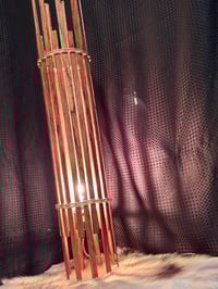 Image 18 of Reclaimed Rimu Lamp Wide Slatted