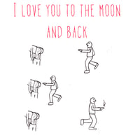To the Moon and Back Card 