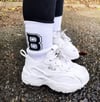 Varsity Initial Socks