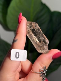 Image 15 of CHOOSE YOUR OWN MINI RUTILE SMOKEY QUARTZ POINTS (NATURAL UNPOLISHED POINTS) -BRAZIL- LOT 1