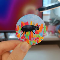 Image 2 of Colorful bug trip sticker