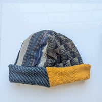Image 1 of Upcycled Reversible Beanie Cotton Blend 6