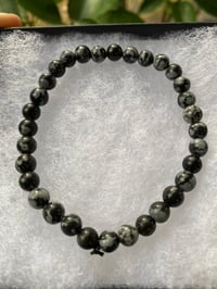 Image 2 of Snowflake obsidian 6mm