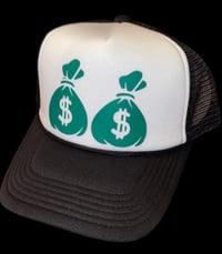 Money bag trucker hat