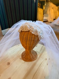 Image 11 of 1960s Veil Headpiece