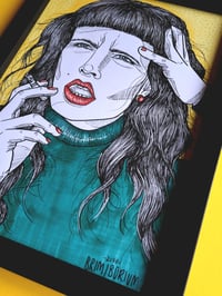 Image 2 of 'HEADACHE II' original illustration (A4, frame incl.)