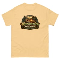 Image 7 of Whispering Pines Campground T-Shirt Forest Camping Escape Tee