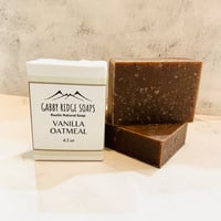 Image 1 of Vanilla Oatmeal Natural Rustic Handmade Rustic Soap