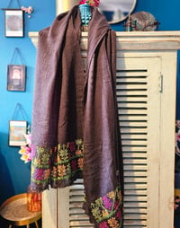 Image 2 of Bethlehem Tatreez Scarf - Made in Palestine